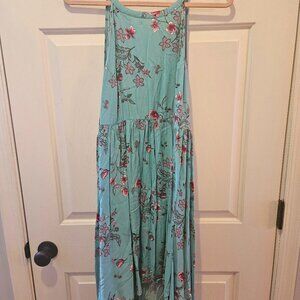 Torrid Cherry Blossom Print Teal Dress